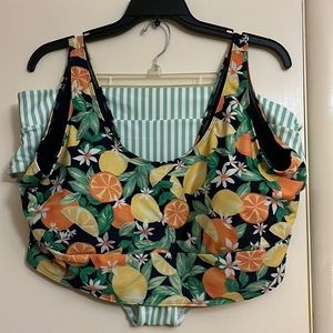 WORN ONCE OLD NAVY Two-piece swimsuit-3X